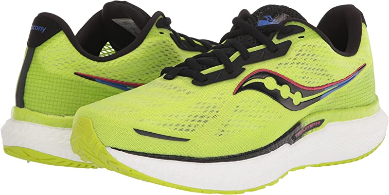 Tênis de corrida Saucony Triumph 19 masculino, Acid/Azul RAZ