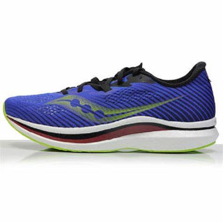 Tênis de corrida Saucony Endorphin Pro 2 masculino, azul, RAZ/Acid, tamanho 11 D(M) EUA