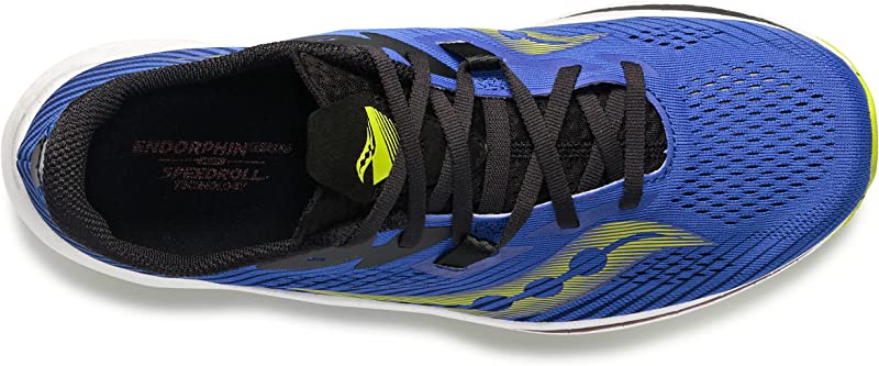 Tênis de corrida Saucony Endorphin Pro 2 masculino, azul RAZ/ácido