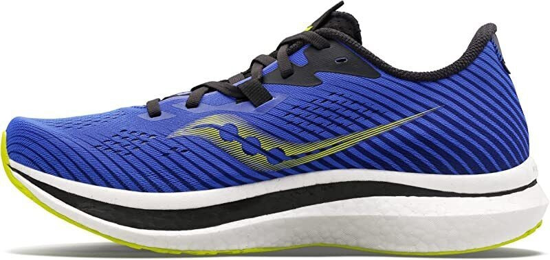 Tênis de corrida Saucony Endorphin Pro 2 masculino, azul RAZ/ácido