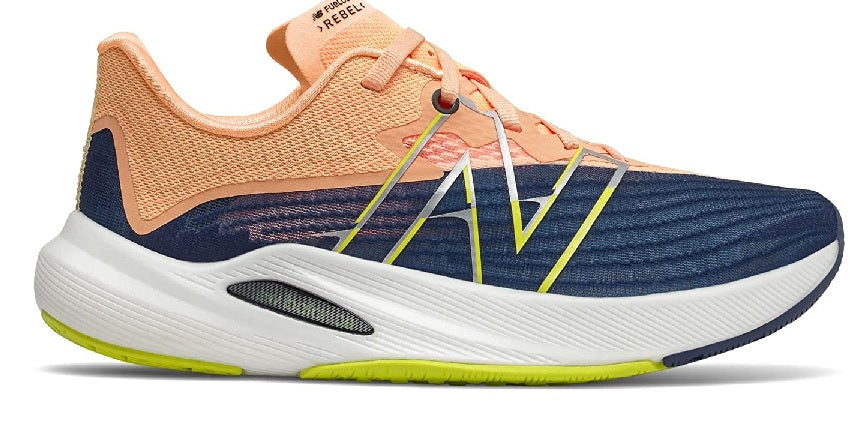 Tênis de corrida New Balance FuelCell Rebel v2 feminino Night Tide/Manga