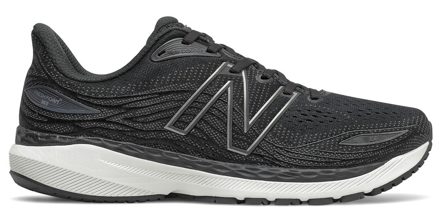 Tênis de corrida New Balance X 860 V12 masculino preto/branco