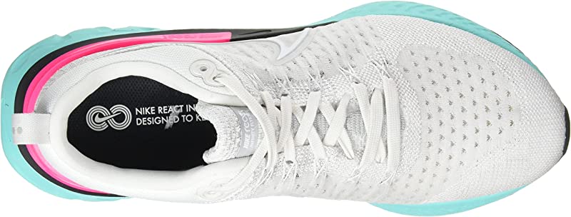 Tênis de corrida Nike React Infinity Run FK 2 masculino platina/branco