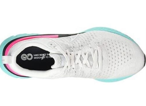 Tênis de corrida Nike React Infinity Run FK 2 masculino platina/branco