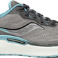 Tênis de corrida feminino Saucony Triumph 19, liga metálica/pó