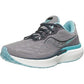 Tênis de corrida feminino Saucony Triumph 19, liga metálica/pó