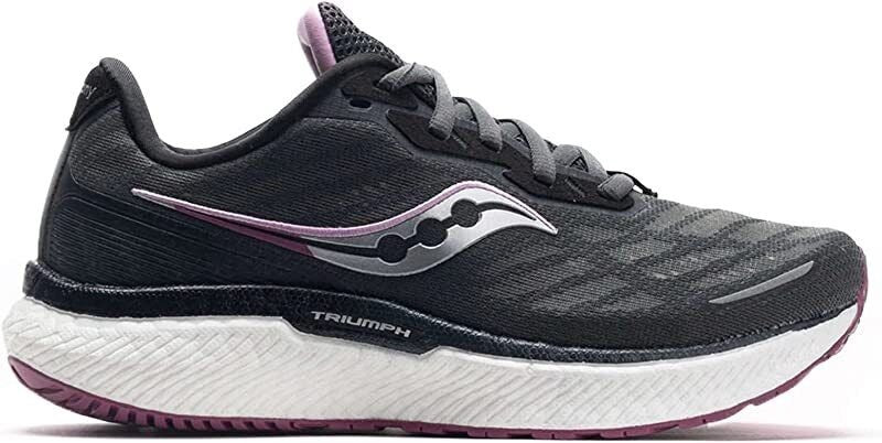 Tênis de corrida feminino Saucony Triumph 19 Shadow/Quartz