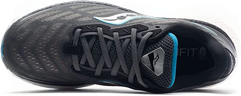 Tênis de corrida Saucony Triumph 19 masculino, sombra/topázio, tamanho 12 D(M) EUA