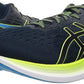 Tênis de corrida ASICS Evoride 2 masculino, azul francês/verde Hazard