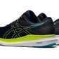 Tênis de corrida ASICS Evoride 2 masculino, azul francês/verde Hazard