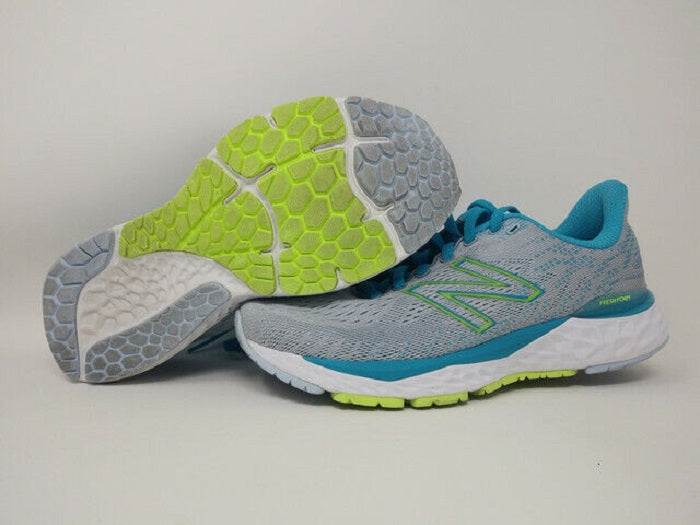 Tênis de corrida New Balance 880 v11 feminino, cinza/azul, tamanho 6 B(M) EUA