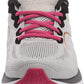Tênis de corrida Saucony Ride 14 feminino, cor neblina/cereja