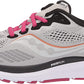 Tênis de corrida Saucony Ride 14 feminino, cor neblina/cereja