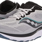 Tênis de corrida Saucony Ride 14 masculino, cor neblina/preto/tempestade