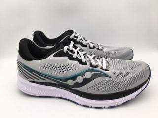 Tênis de corrida Saucony Ride 14 masculino, cor neblina/preto/tempestade