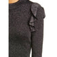 Ted Baker - Addale Rib Knit Ruffle Sweater