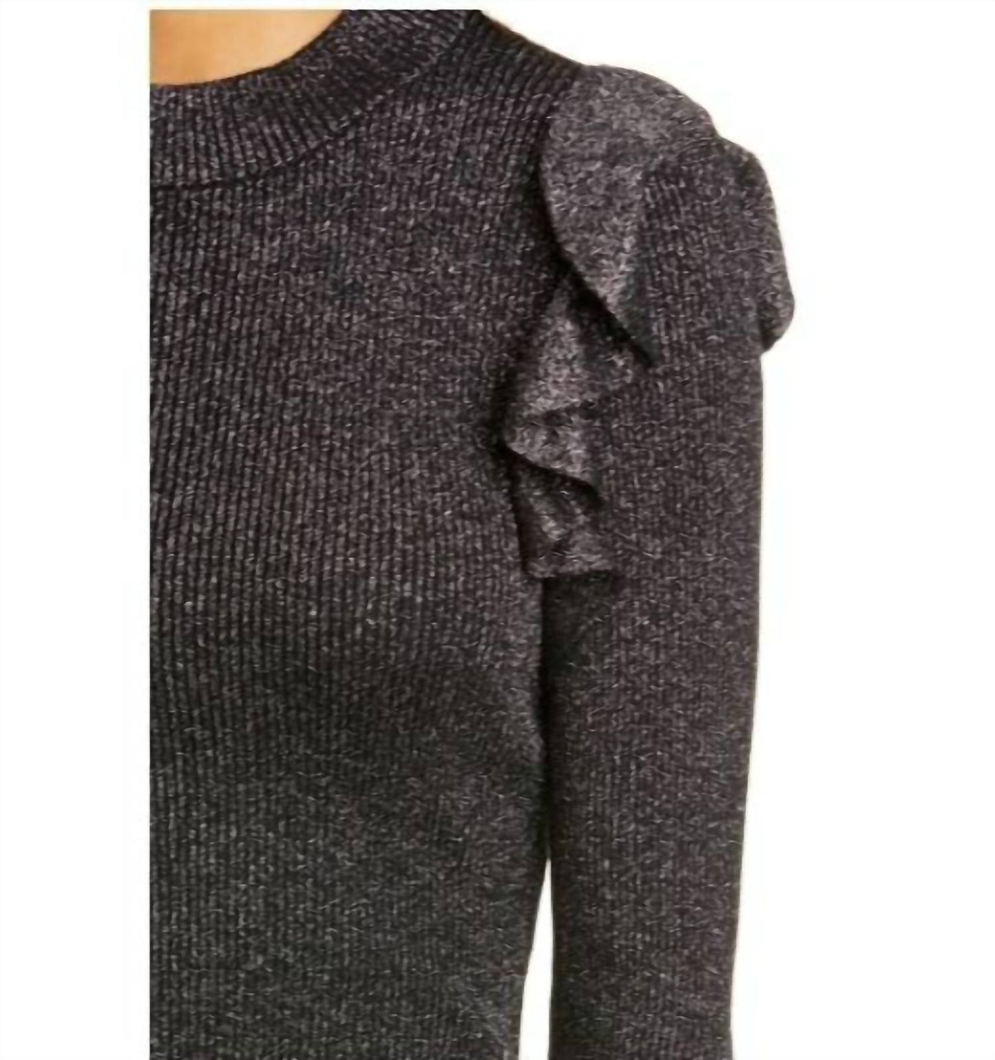 Ted Baker - Addale Rib Knit Ruffle Sweater
