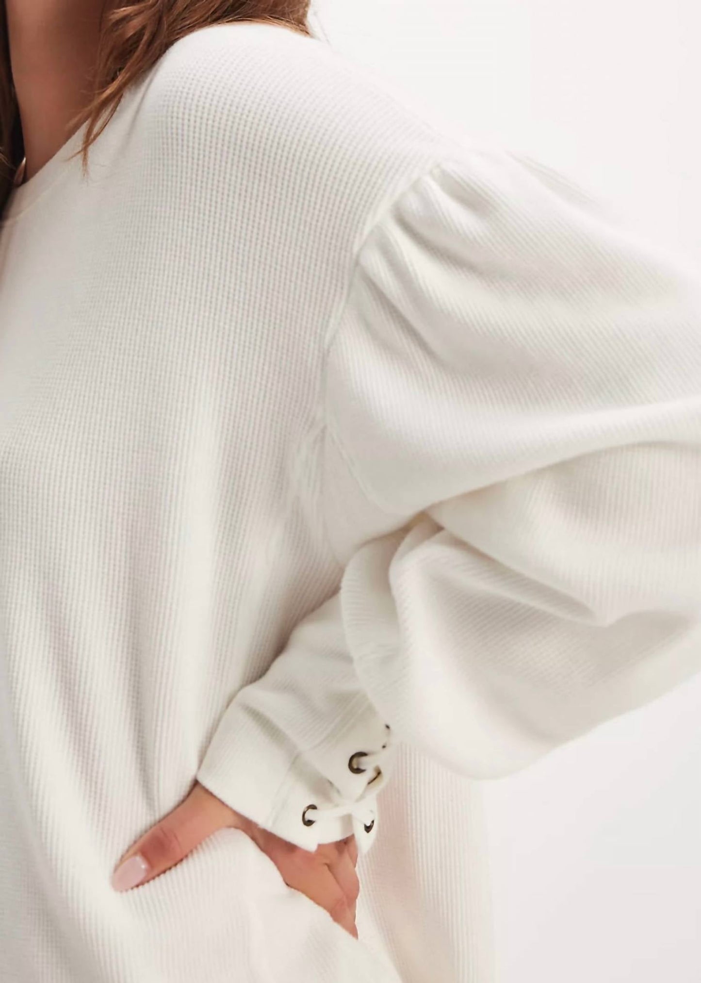 Free People - Lapis Cuff Long Sleeve Top
