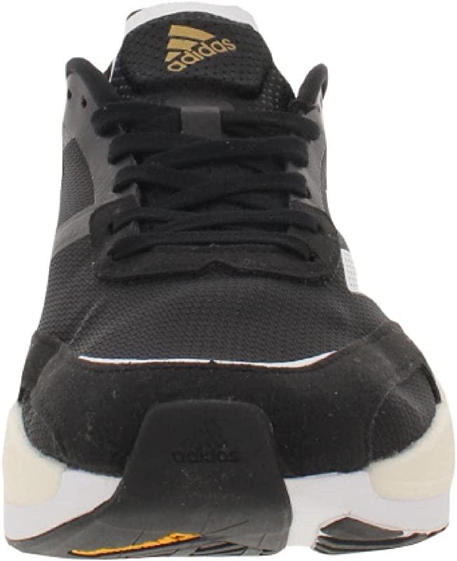 Tênis de corrida Adidas Adizero Boston 10 masculino preto/branco/dourado