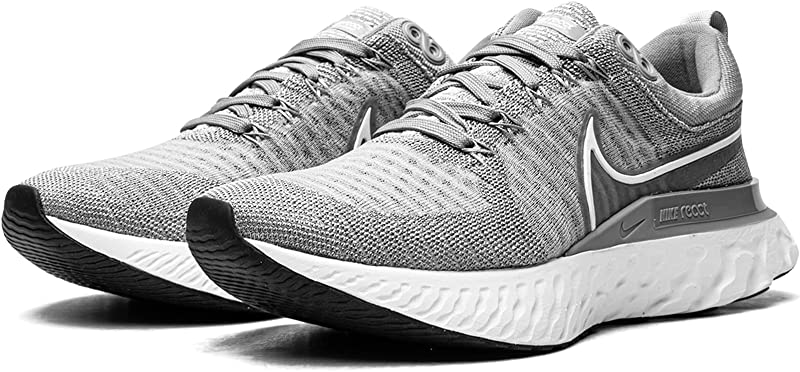 Tênis de corrida Nike React Infinity Run FK 2 masculino, cinza/neblina/preto, tamanho 14 D(M) EUA