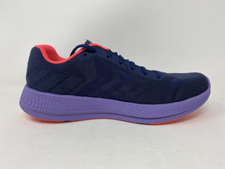 Tênis de corrida feminino Skechers Go Run Razor 3+ azul-marinho/roxo tamanho 7,5 B(M) EUA