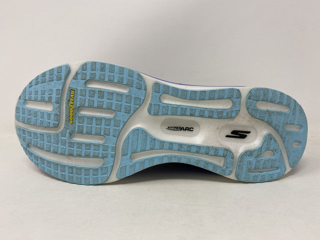 Tênis de corrida feminino Skechers Go Run Razor Excess preto/azul