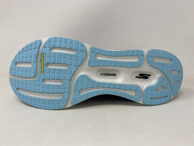 Tênis de corrida feminino Skechers Go Run Razor Excess preto/azul