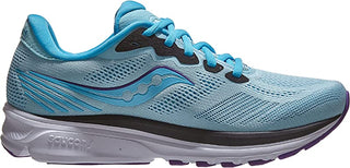 Tênis de corrida Saucony Ride 14 feminino, azul pó/concord, tamanho 5,5 B(M) EUA