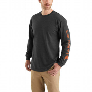 Carhartt - Loose Fit Heavyweight Long-sleeve Logo Sleeve Graphic T-shirt - Tall