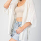 Ee:Some - Dolman Short Sleeve Cardigan