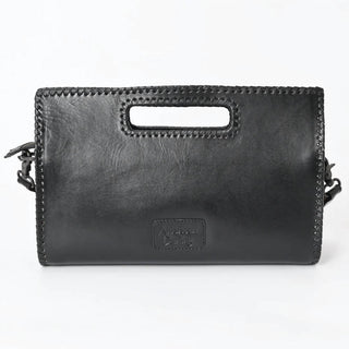 American Darling - Women's Hand-tooled Genuine Leather Clutch Bag
