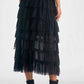 Elan - Tulle Layered Midi Skirt