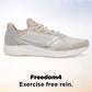 Tênis de corrida Saucony Freedom 4 masculino, novo, natural