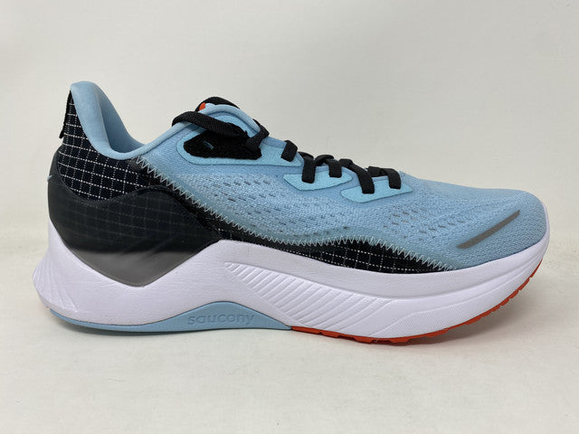 Tênis de corrida Saucony Endorphin Shift 2 feminino, azul-pó/escarlate, tamanho 10 B(M) EUA