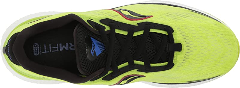Tênis de corrida Saucony Triumph 19 masculino, Acid/Azul, RAZ, tamanho 9,5 D(M) EUA