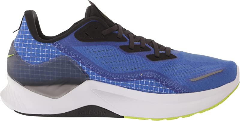 Tênis de corrida Saucony Endorphin Shift 2 masculino, azul RAZ/ácido