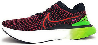 Tênis de corrida Nike React Infinity Run Flyknit 3 masculino, vermelho/preto, tamanho 12 D(M) EUA