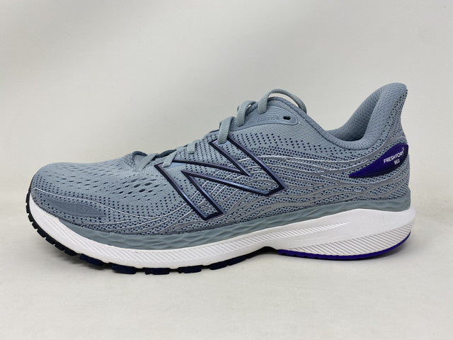 Tênis de corrida masculino New Balance X 860 V12, alumínio claro/violeta, tamanho 11,5 D (M) EUA
