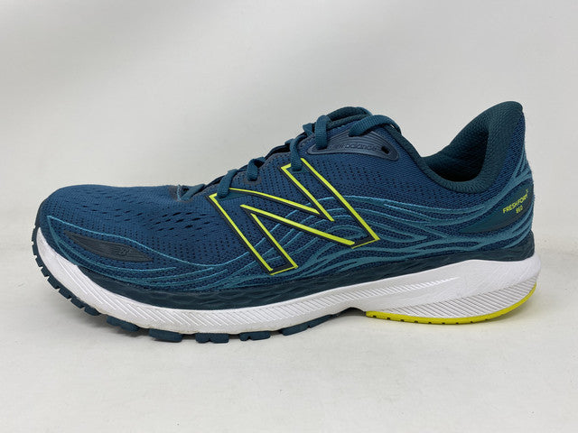 Tênis de corrida masculino New Balance X 860 V12 Mountain Teal/Sulphur, tamanho 9 D (M) EUA