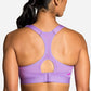 Sutiã feminino Brooks Dare Racerback Run, roxo