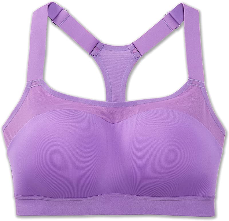 Sutiã feminino Brooks Dare Racerback Run, roxo