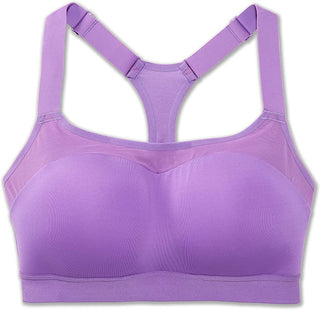 Sutiã feminino Brooks Dare Racerback Run, roxo