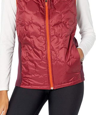 Colete Brooks Shield Hybrid Feminino Merlot/Sangria Vermelho Tamanho (M)