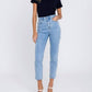 2.7 August Apparel - Back Slit Jeans
