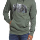 The North Face Bear Graphic Hoodie - Thyme/Black