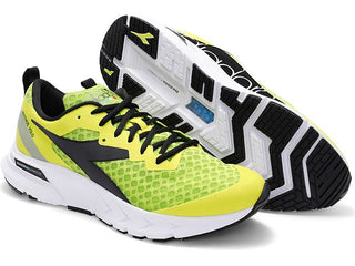 Tênis de corrida masculino Diadora Mythos Blushield Volo multicolorido