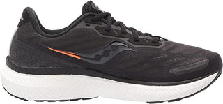Tênis de corrida Saucony Triumph 19 masculino, preto/branco