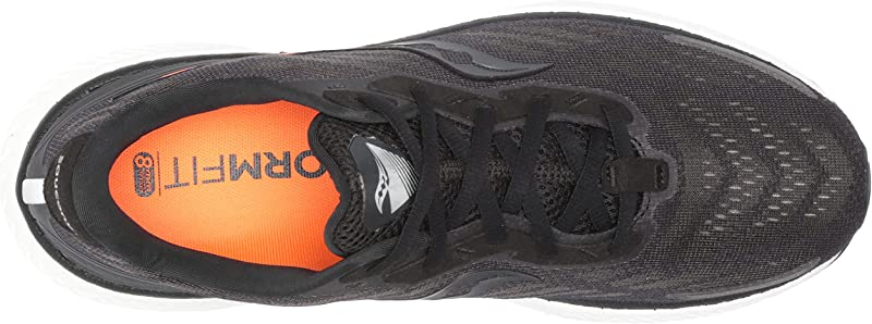 Tênis de corrida Saucony Triumph 19 masculino, preto/branco
