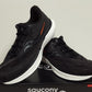 Tênis de corrida Saucony Triumph 19 masculino, preto/branco
