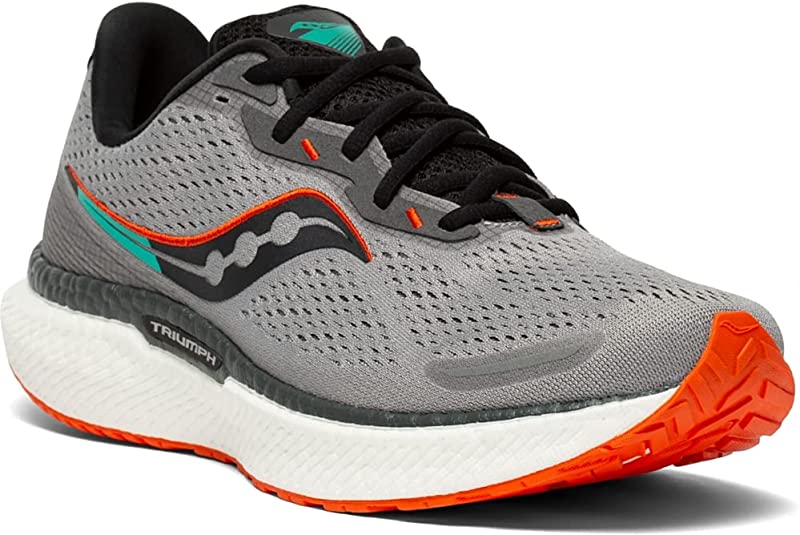 Tênis de corrida Saucony Triumph 19 masculino Alloy/FIRE